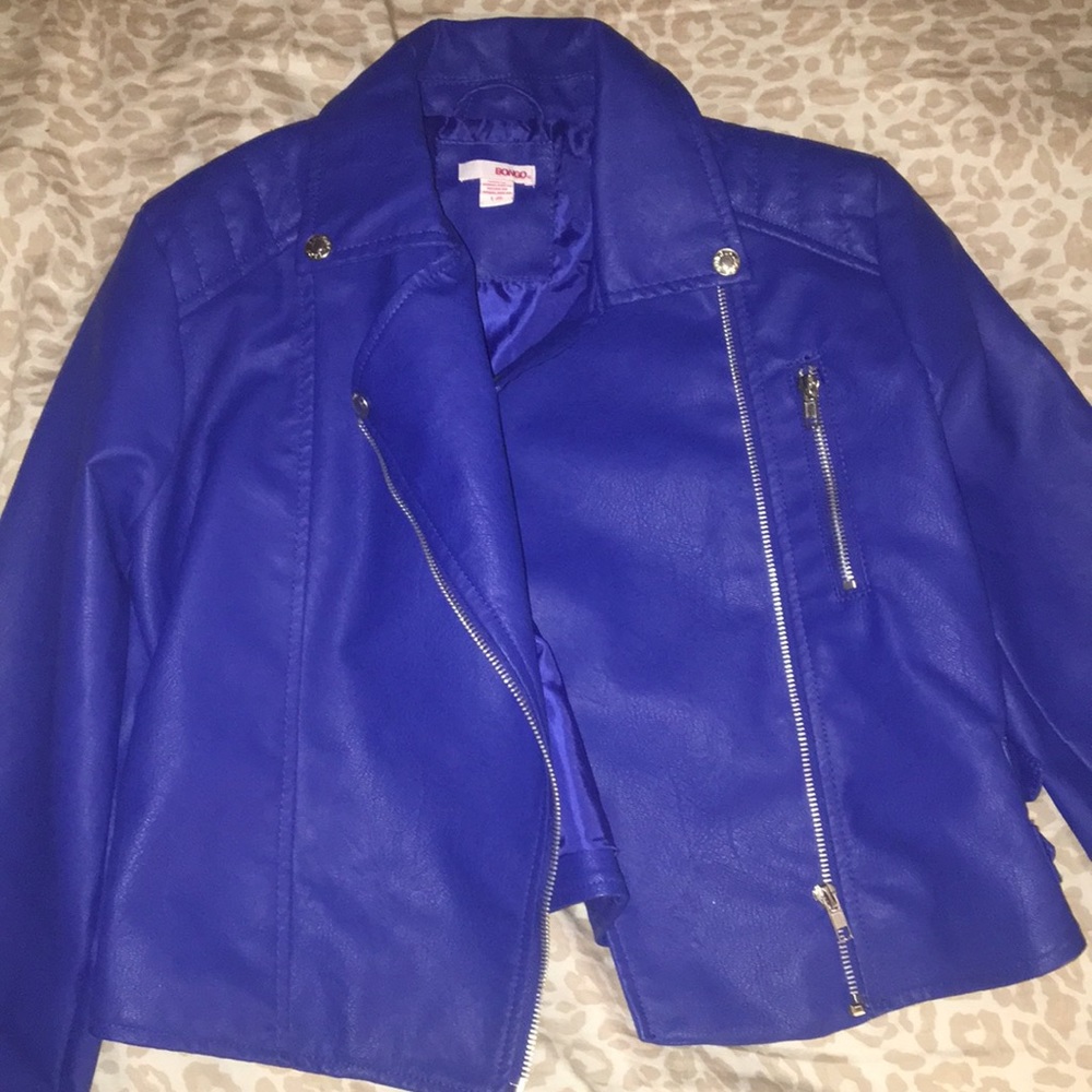 NWOT Bongo Faux Leather Moto Jacket